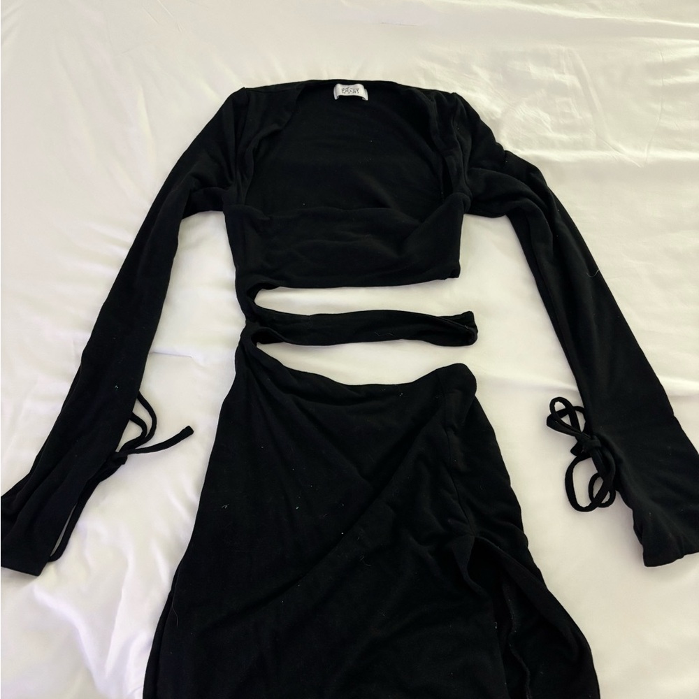 Oh Polly Elegant Black Dress